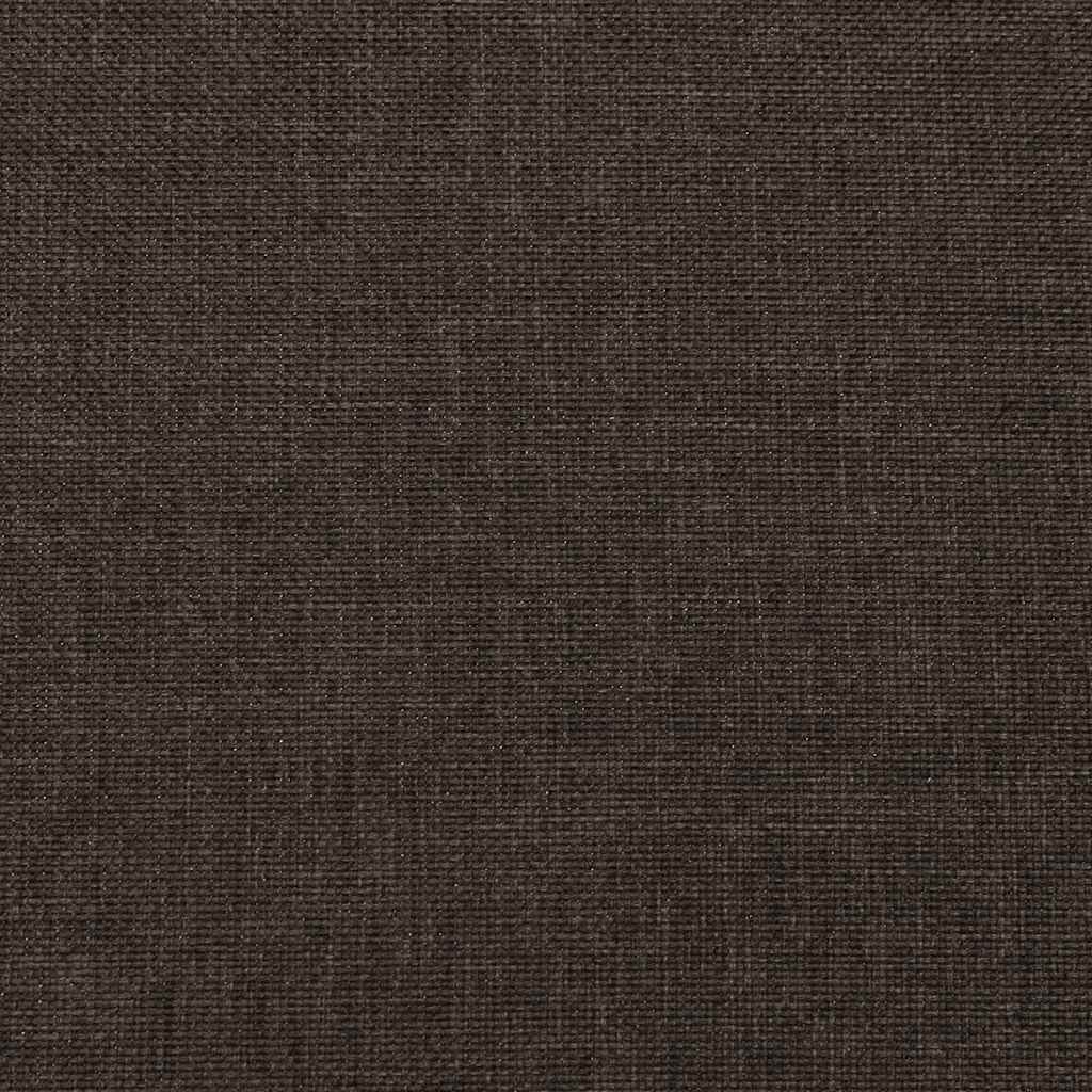 vidaXL Massage Chair Dark Brown Fabric
