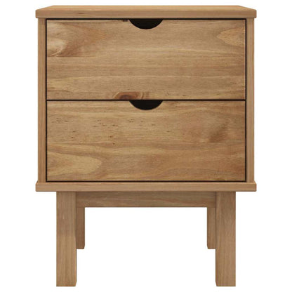 vidaXL Bedside Cabinet "OTTA" 45x39x57 cm Solid Wood Pine
