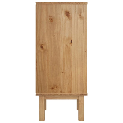 vidaXL Drawer Cabinet OTTA 45x39x90cm Solid Wood Pine