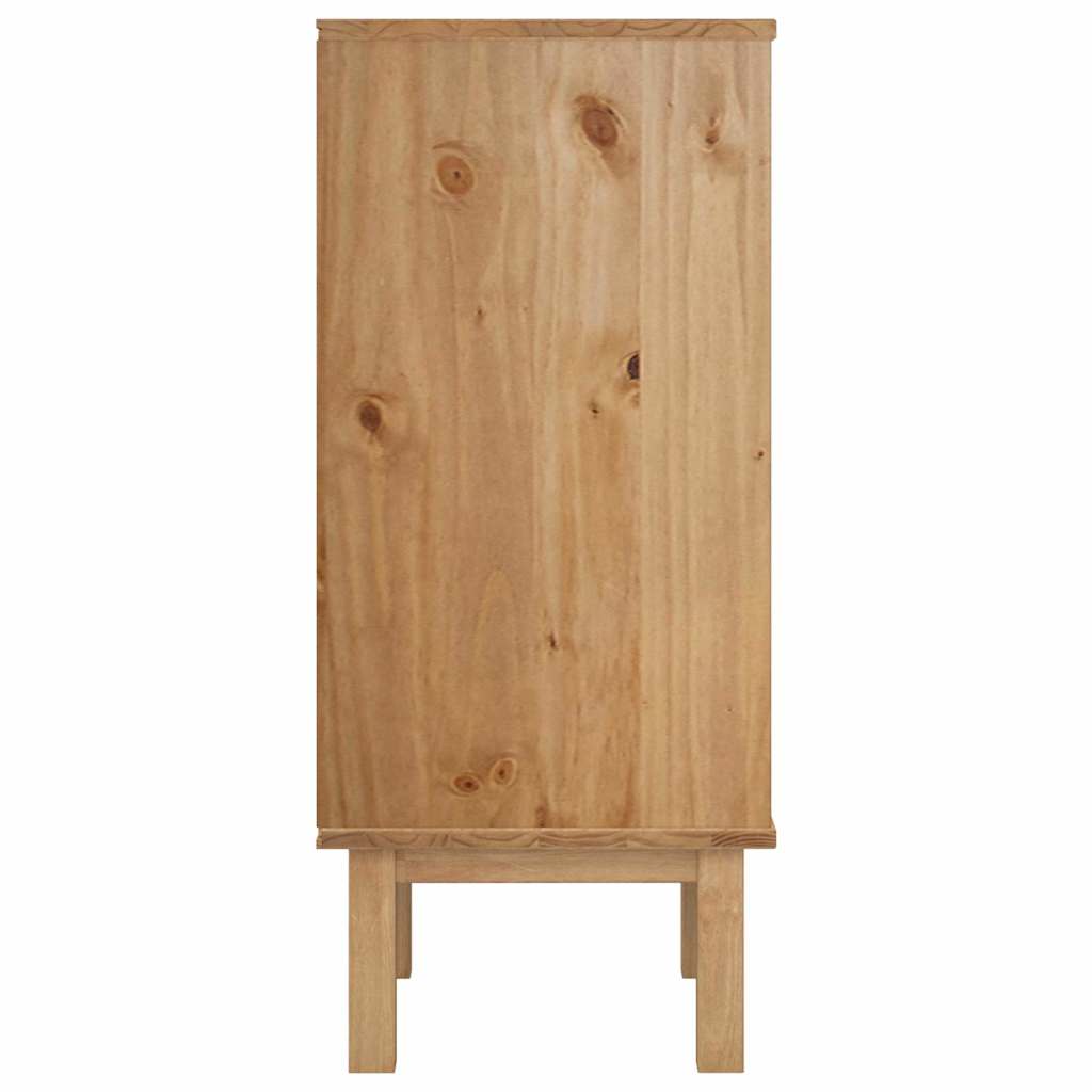 vidaXL Drawer Cabinet"OTTA" 45x39x90cm Solid Wood Pine