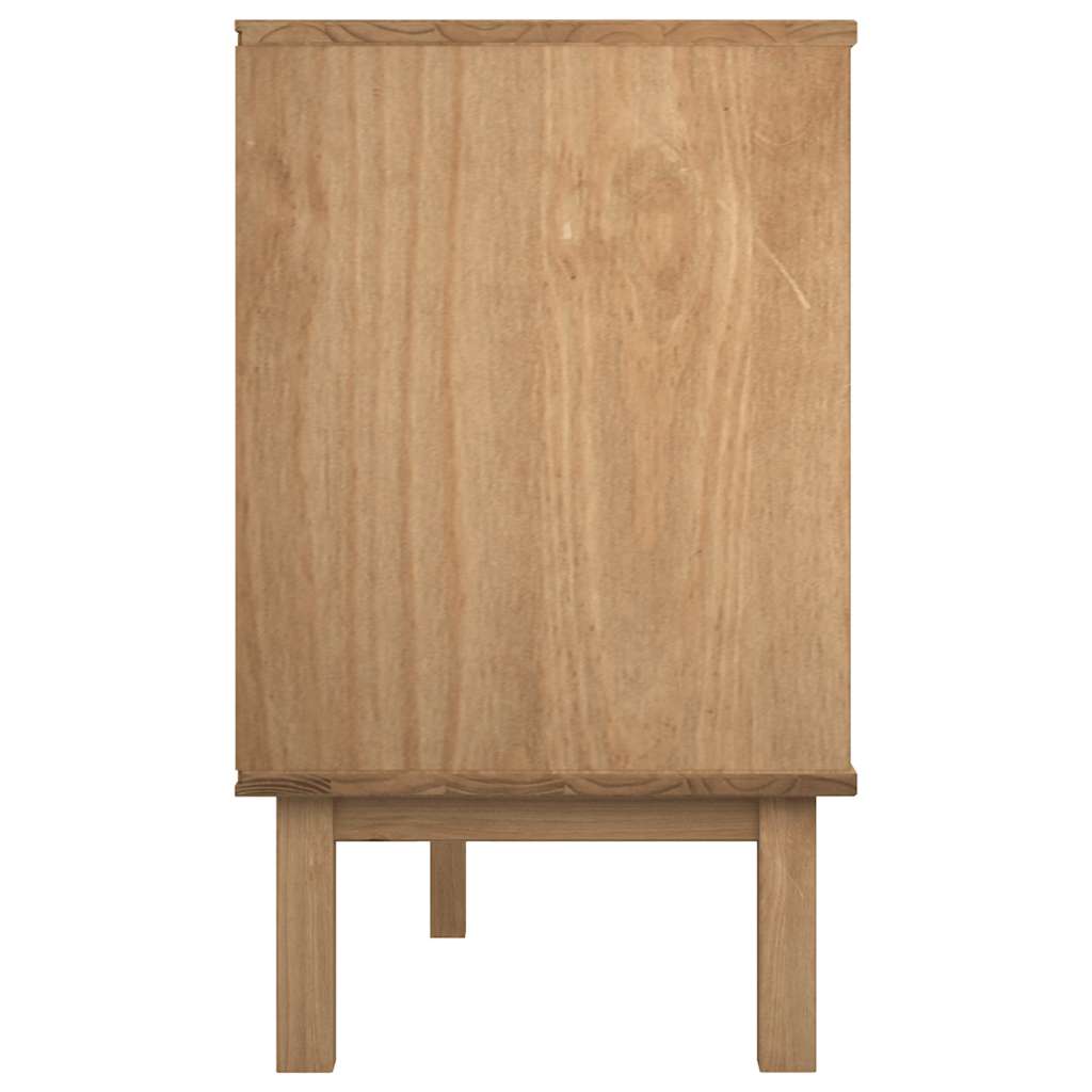 vidaXL Drawer Cabinet"OTTA" 111x43x73,5 cm Solid Wood Pine