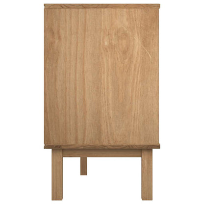 vidaXL Drawer Cabinet"OTTA" 111x43x73,5 cm Solid Wood Pine