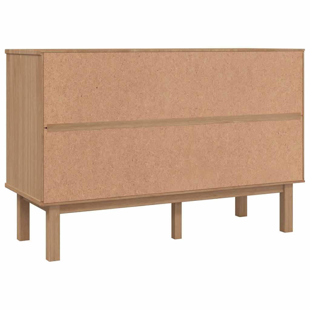 vidaXL Drawer Cabinet"OTTA" 111x43x73,5 cm Solid Wood Pine