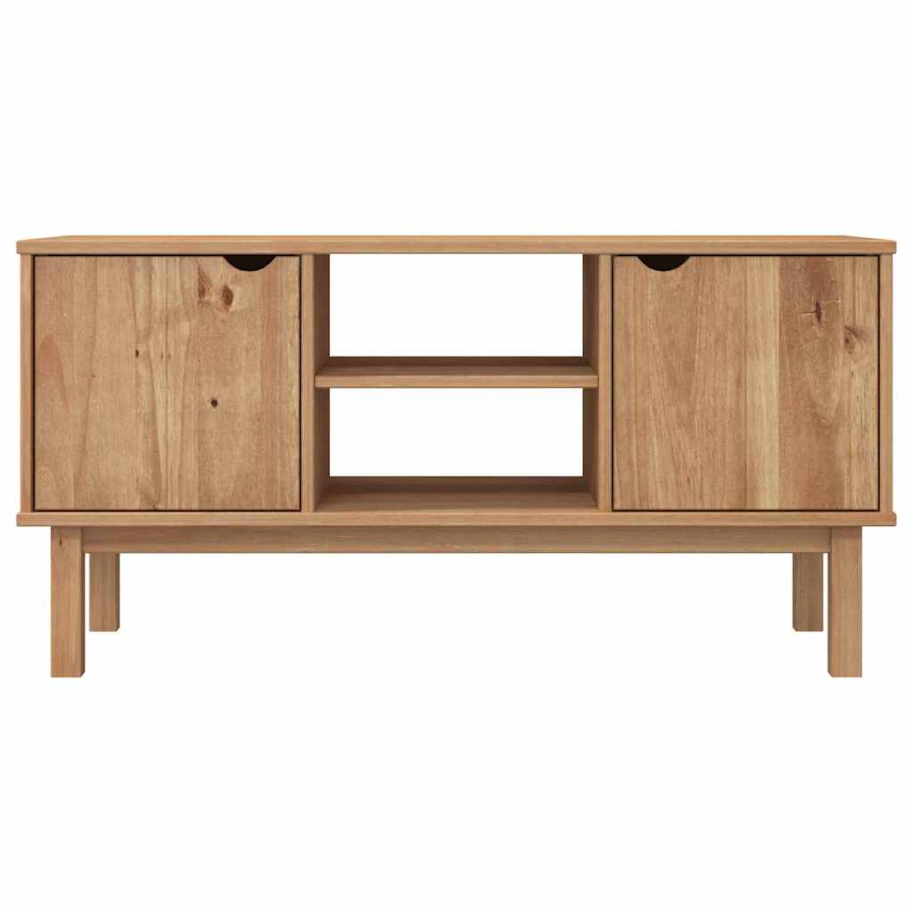 vidaXL TV Cabinet "OTTA" 113,5x43x57 cm Solid Wood Pine