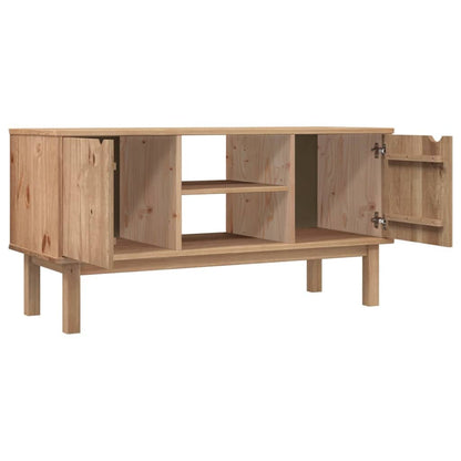 vidaXL TV Cabinet "OTTA" 113,5x43x57 cm Solid Wood Pine