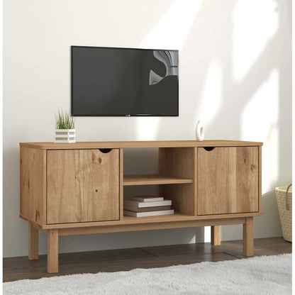 vidaXL TV Cabinet "OTTA" 113,5x43x57 cm Solid Wood Pine