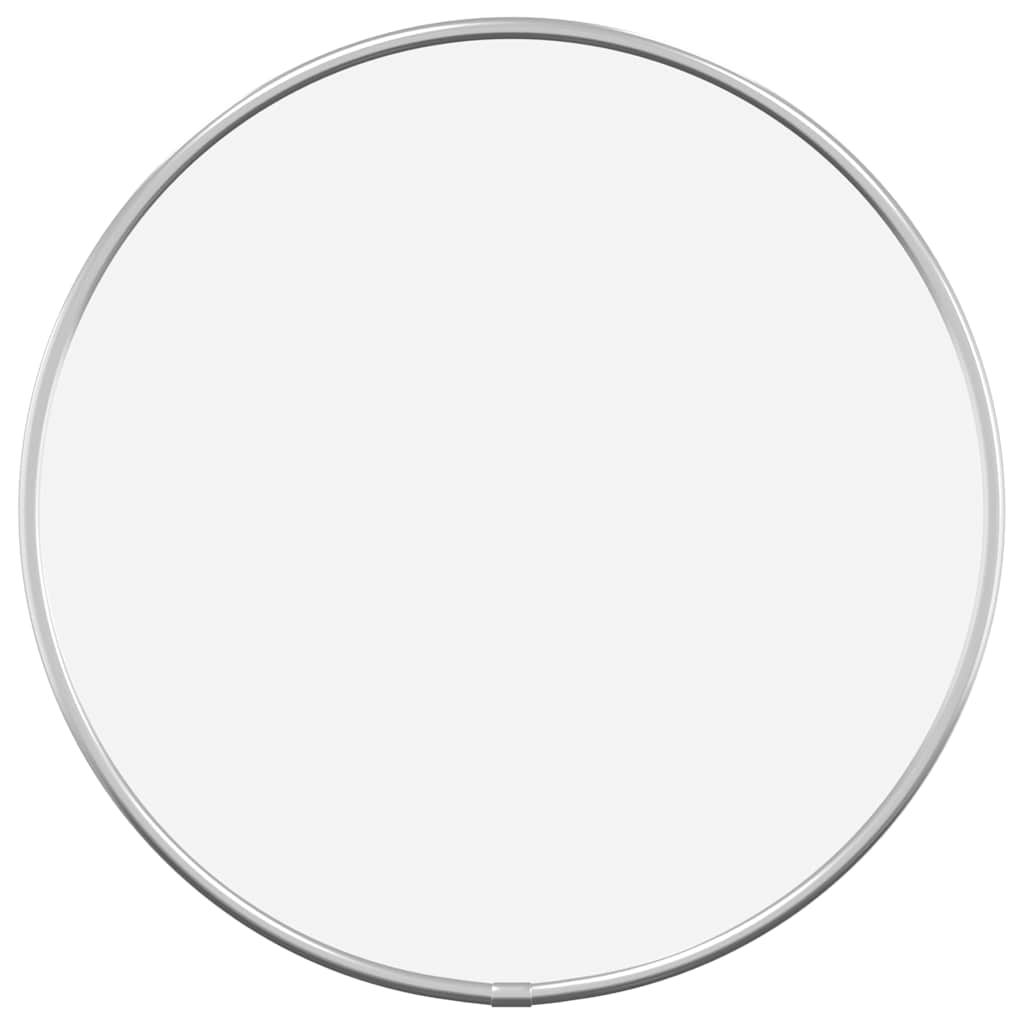 vidaXL Wall Mirror Silver Ø 30 cm Round