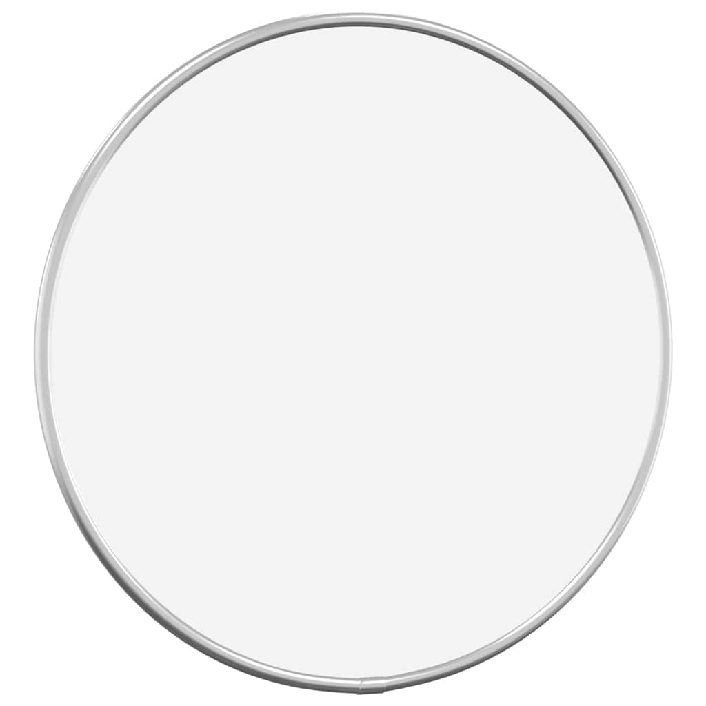 vidaXL Wall Mirror Silver Ø 30 cm Round