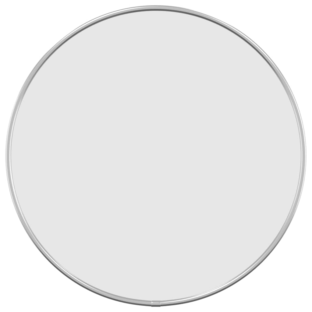 vidaXL Wall Mirror Silver Ø 40 cm Round