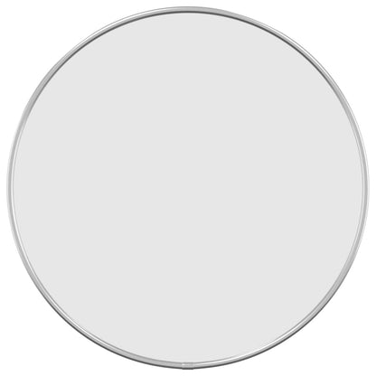 vidaXL Wall Mirror Silver Ø 40 cm Round