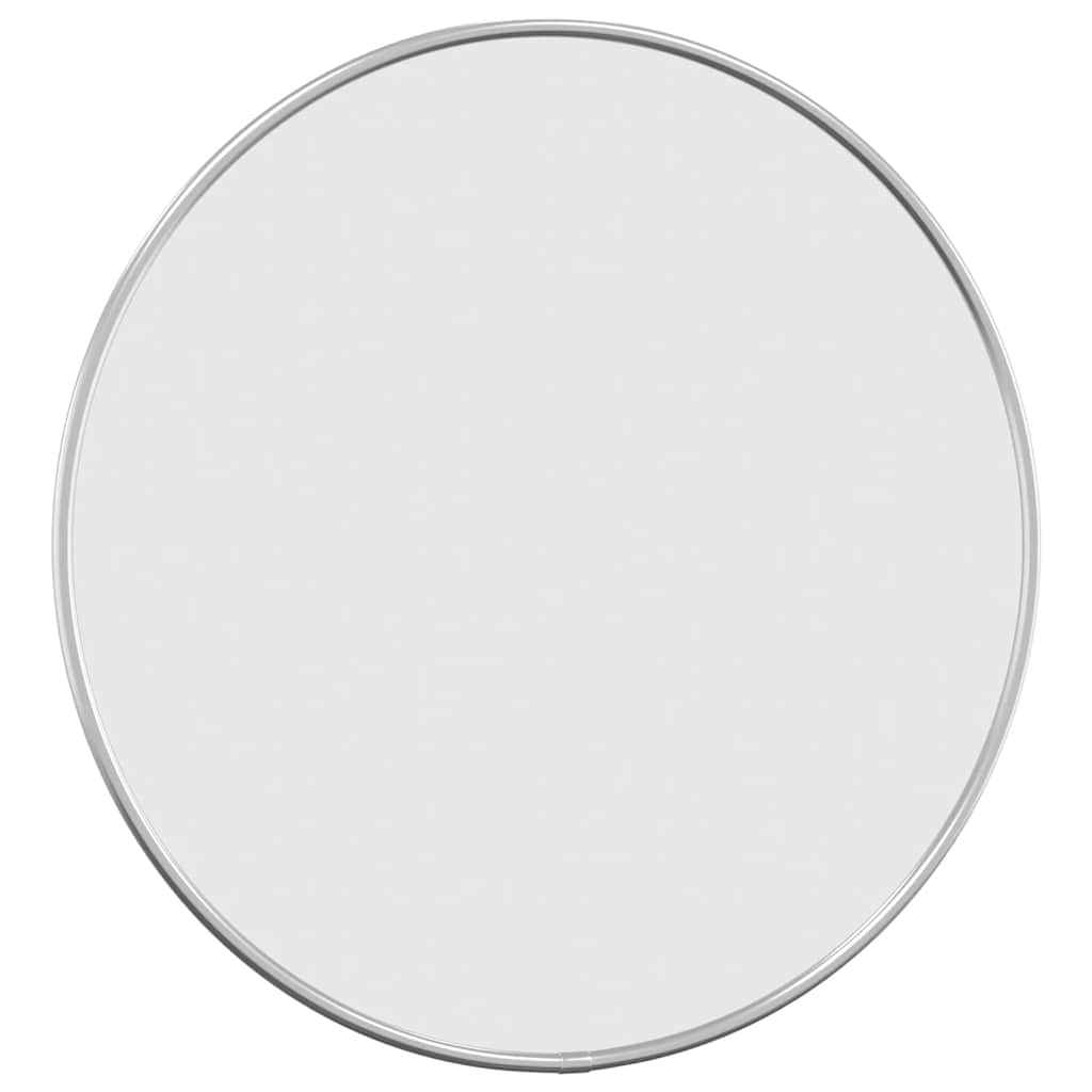 vidaXL Wall Mirror Silver Ø 40 cm Round