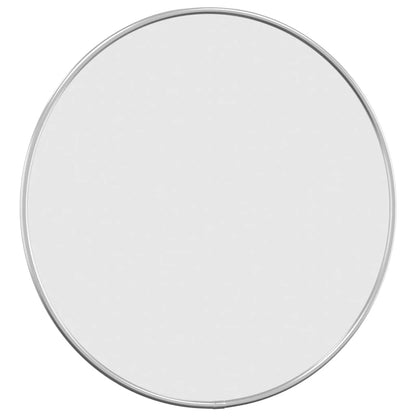 vidaXL Wall Mirror Silver Ø 40 cm Round