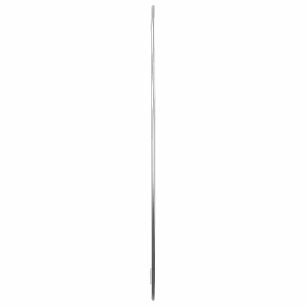 vidaXL Wall Mirror Silver Ø 60 cm Round
