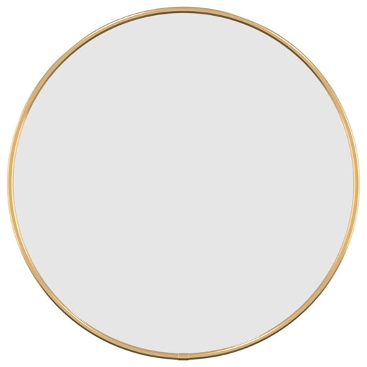 vidaXL Wall Mirror Gold Ø 40 cm Round