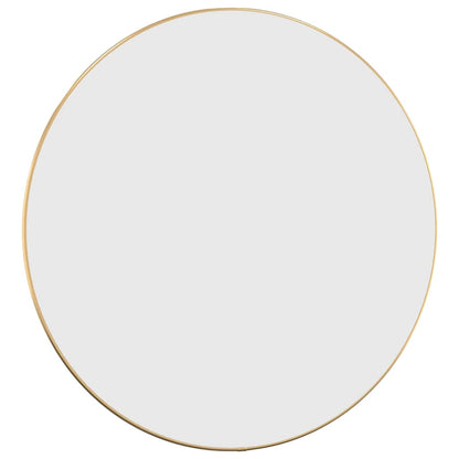 vidaXL Wall Mirror Gold Ø 60 cm Round