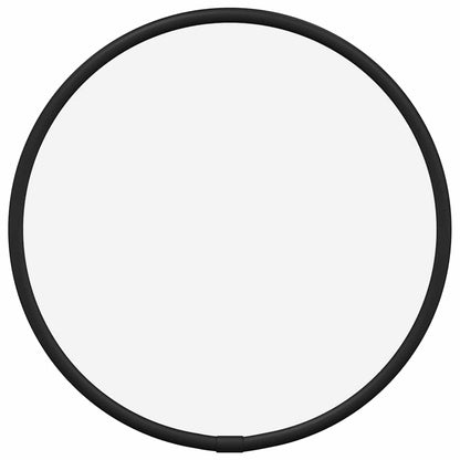 vidaXL Wall Mirror Black Ø 20 cm Round