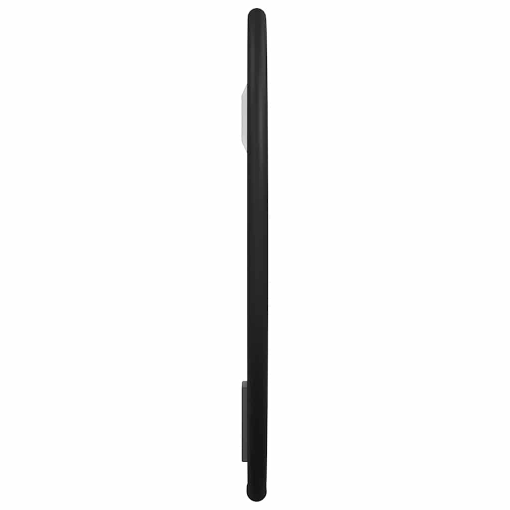 vidaXL Wall Mirror Black Ø 20 cm Round