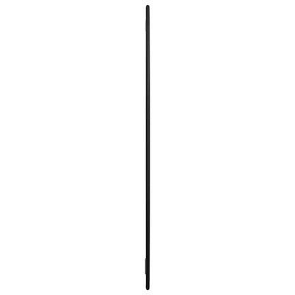 vidaXL Wall Mirror Black Ø 60 cm Round