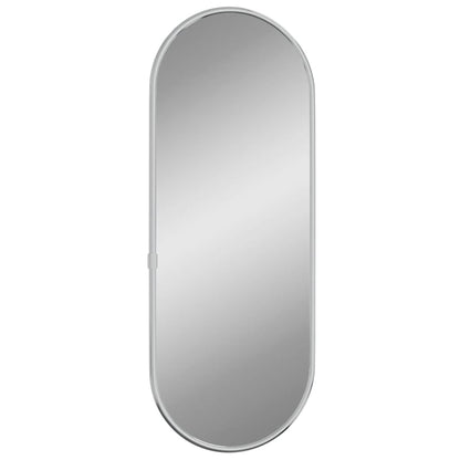 vidaXL Wall Mirror | Silver | Glass, PVC | 40 x 15 cm | Minimalistic