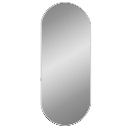 vidaXL Wall Mirror Silver 60x25 cm Oval