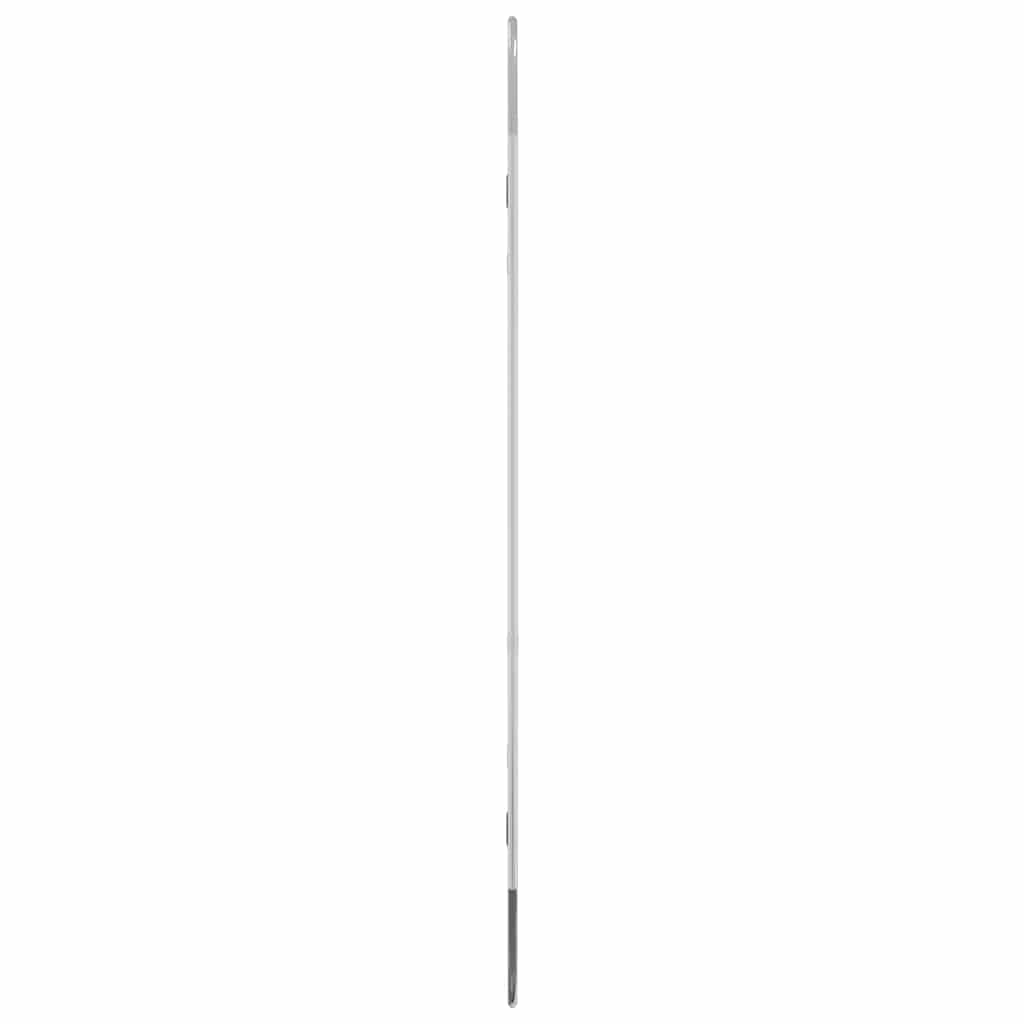 vidaXL Wall Mirror Silver 90x40 cm Oval