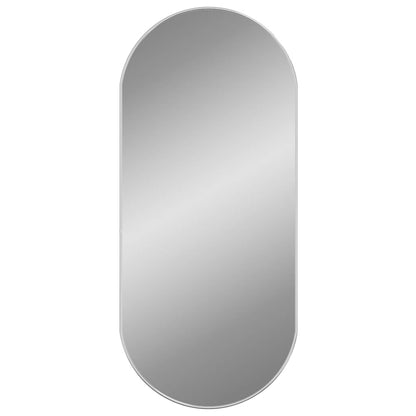 vidaXL Wall Mirror Silver 100x45 cm Oval