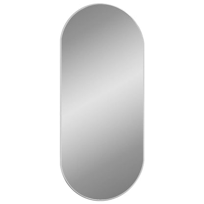 vidaXL Wall Mirror Silver 100x45 cm Oval