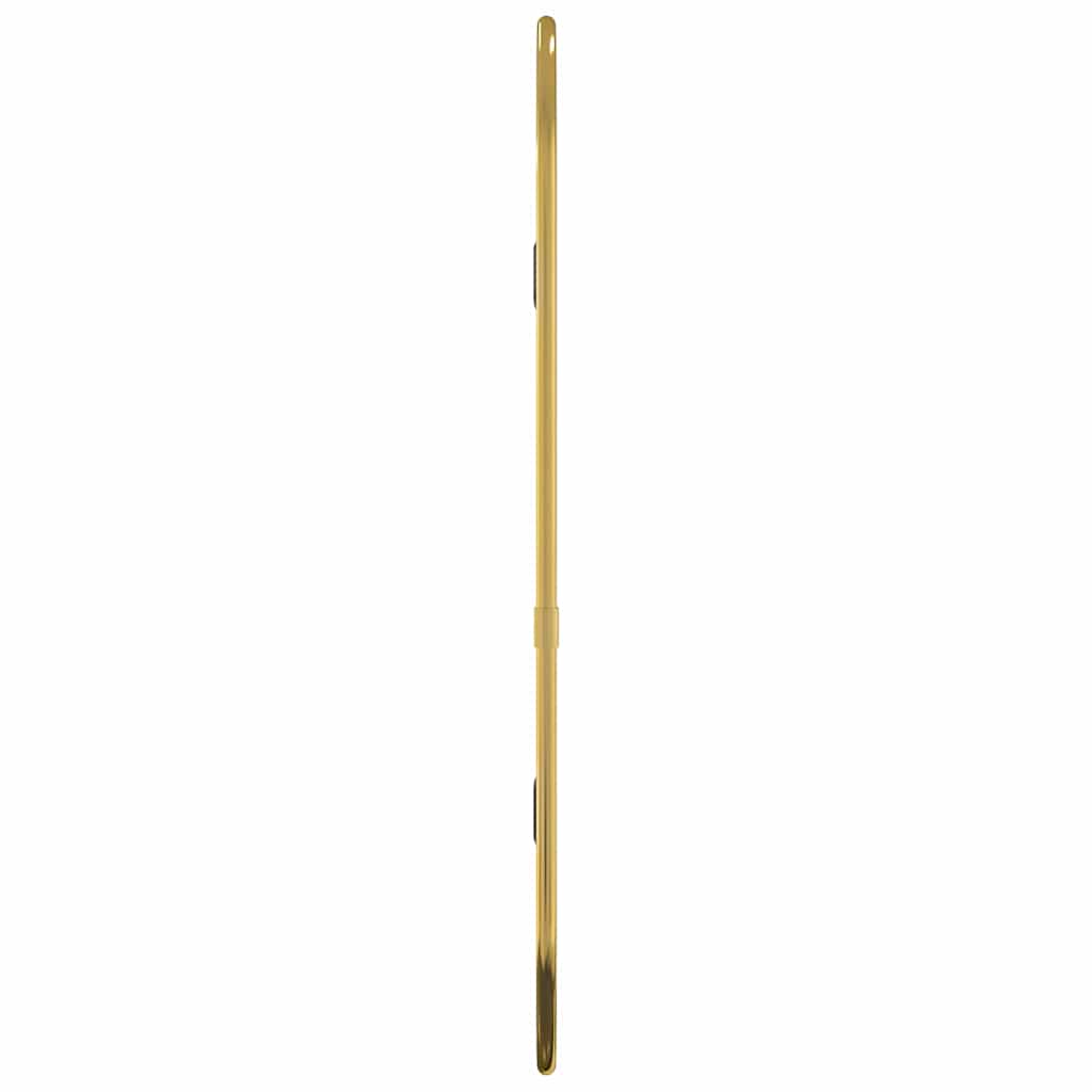 vidaXL Wall Mirror Gold 40x15 cm Oval