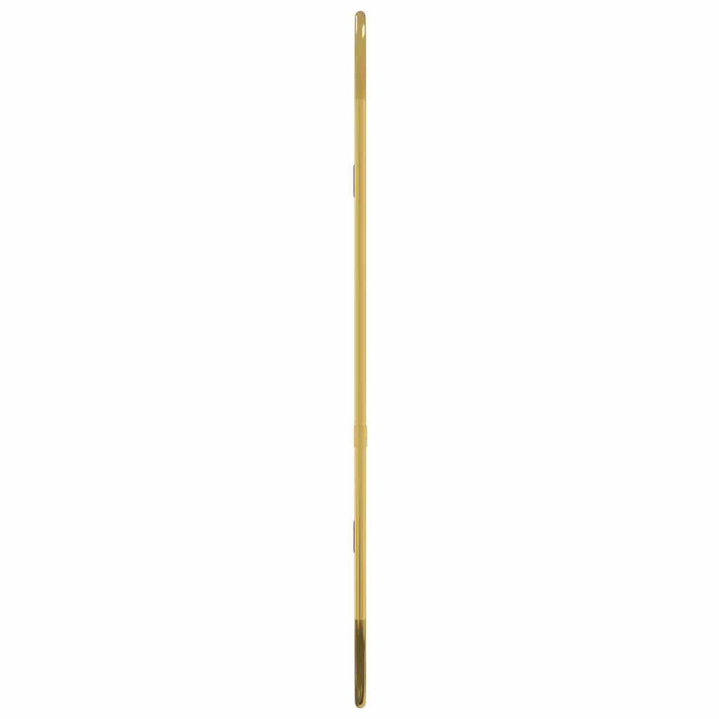 vidaXL Wall Mirror Gold 50x20 cm Oval