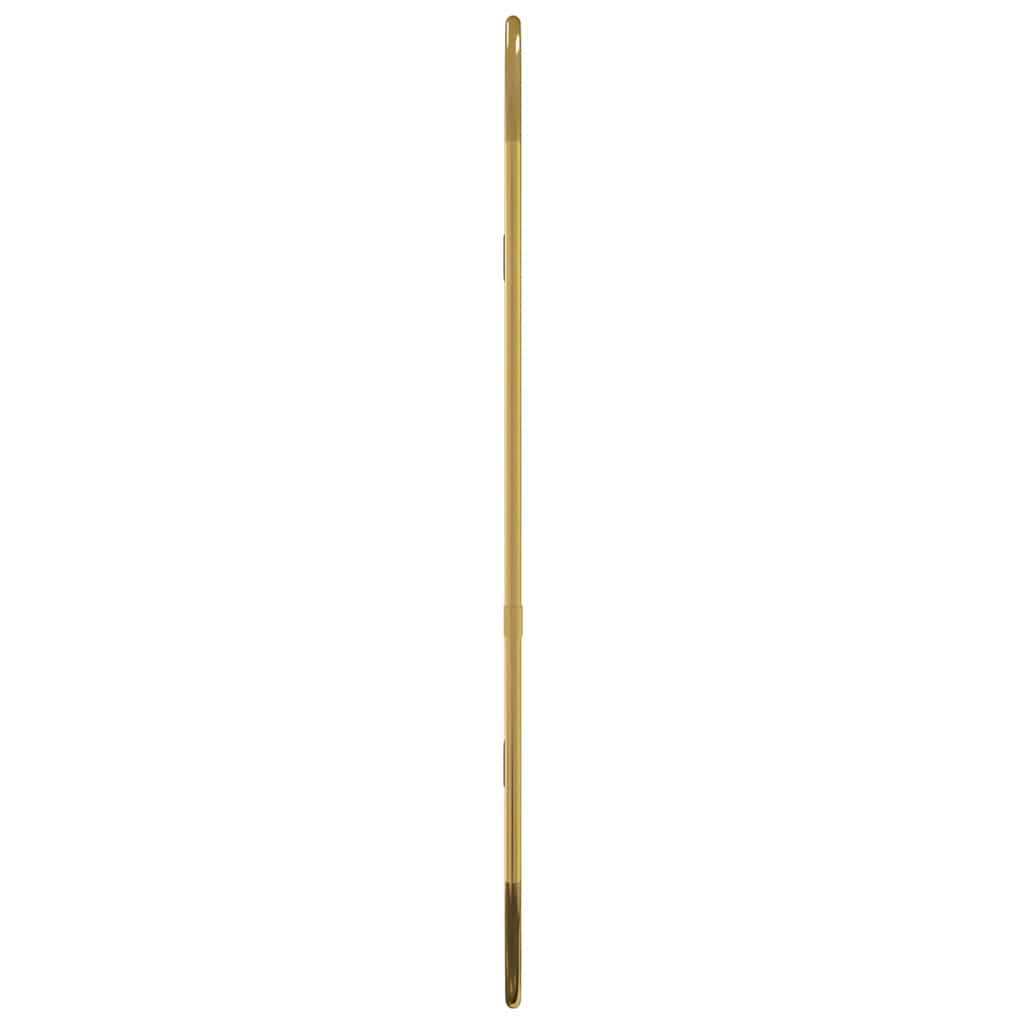 vidaXL Wall Mirror Gold 60x25 cm Oval