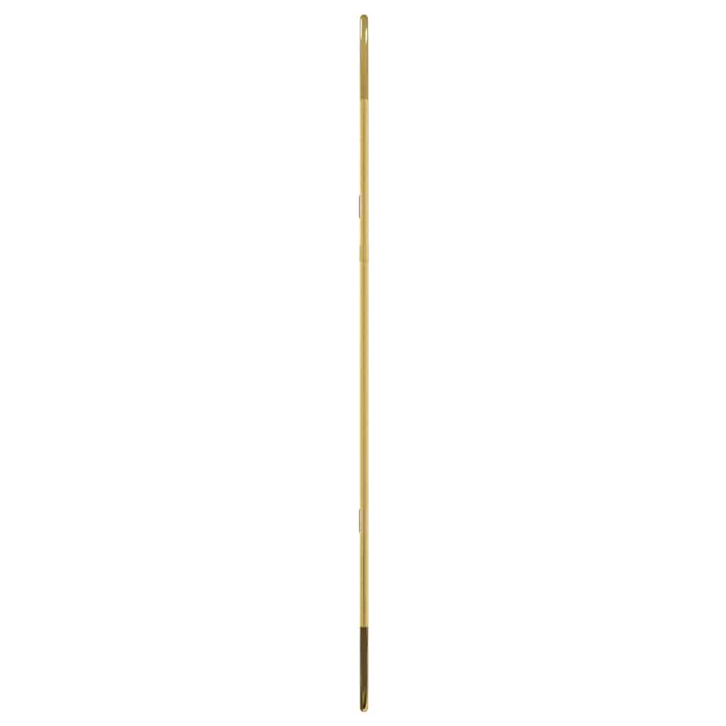 vidaXL Wall Mirror Gold 70x30 cm Oval