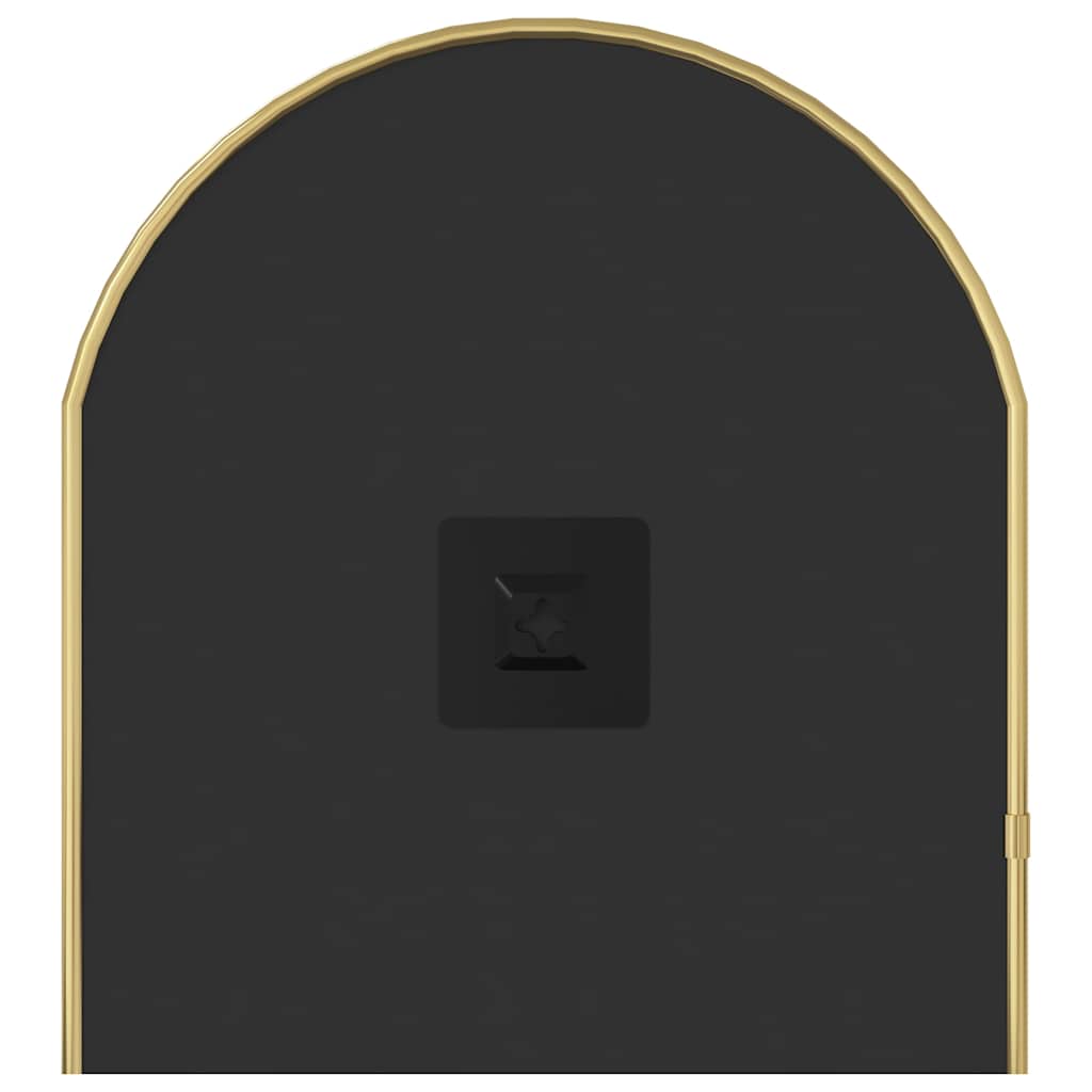 vidaXL Wall Mirror Gold 70x30 cm Oval