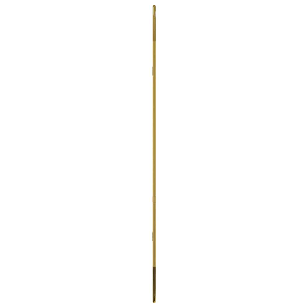 vidaXL Wall Mirror Gold 80x35 cm Oval