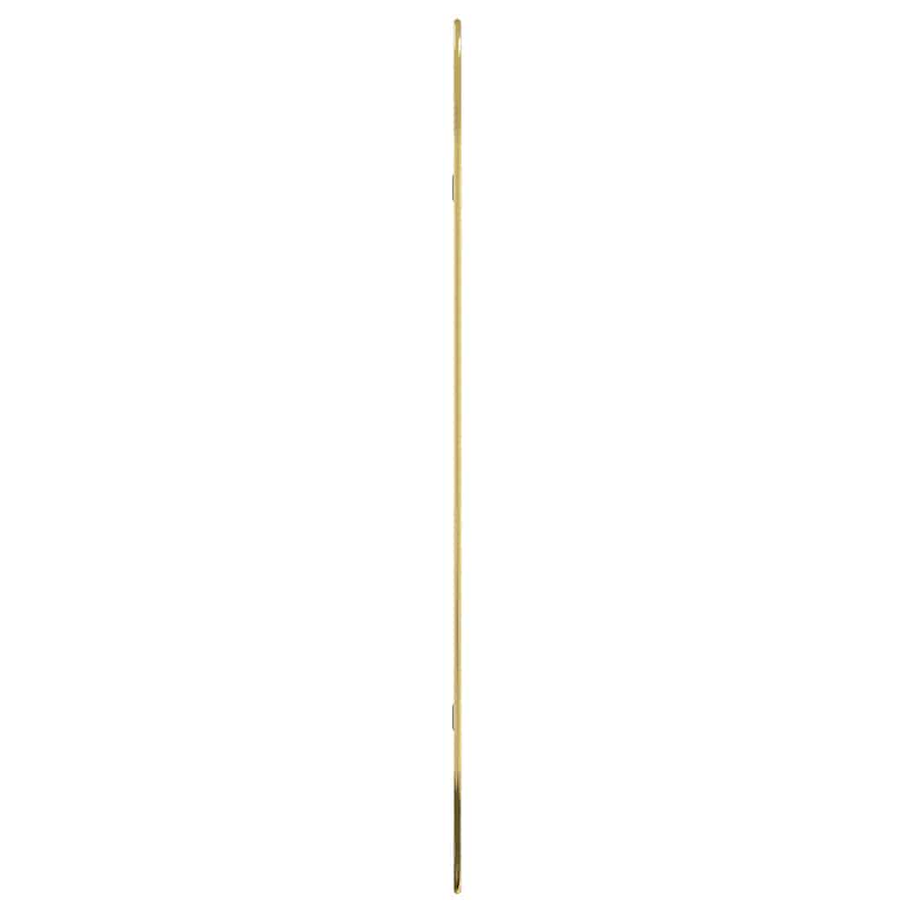 vidaXL Wall Mirror Gold 100x45 cm Oval