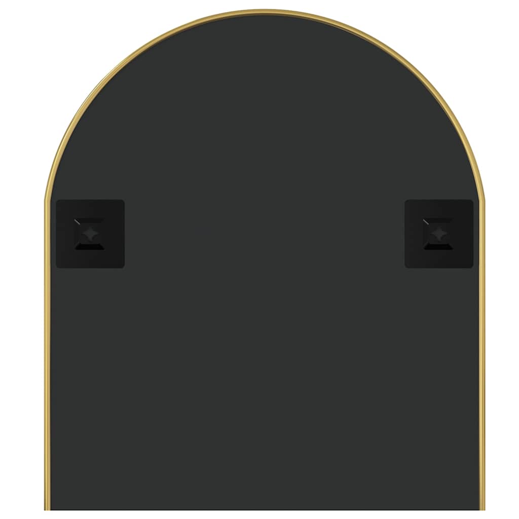 vidaXL Wall Mirror Gold 100x45 cm Oval