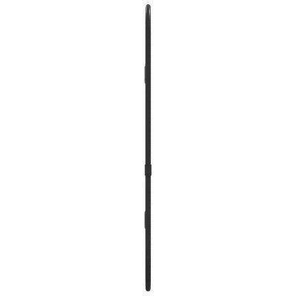 vidaXL Wall Mirror Black 40x15 cm Oval