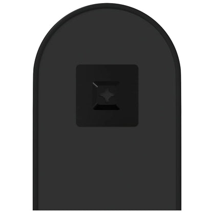 vidaXL Wall Mirror Black 40x15 cm Oval