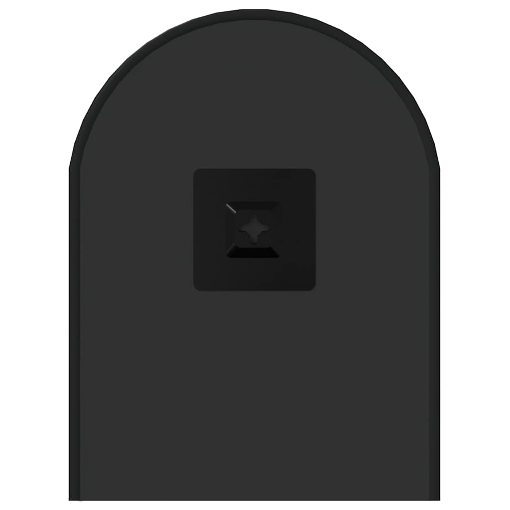 vidaXL Wall Mirror Black 50x20 cm Oval