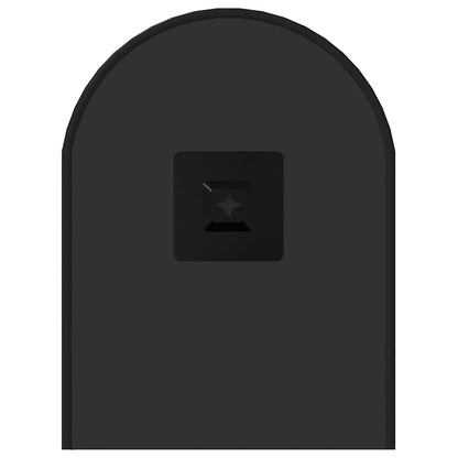 vidaXL Wall Mirror Black 50x20 cm Oval