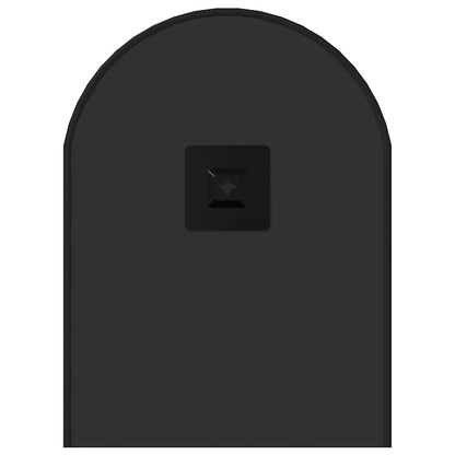 vidaXL Wall Mirror Black 60x25 cm Oval