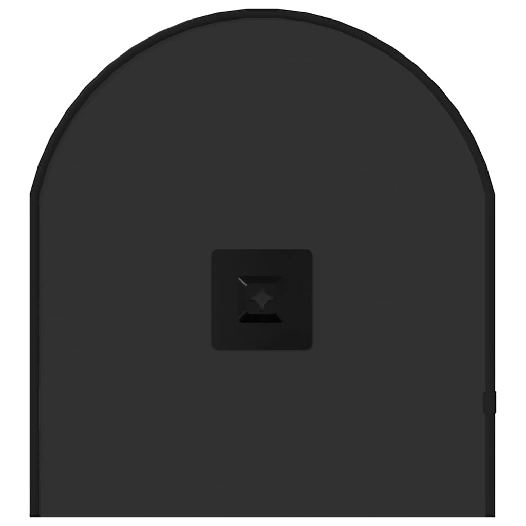 vidaXL Wall Mirror Black 70x30 cm Oval