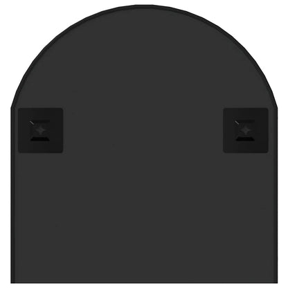 vidaXL Wall Mirror Black 90x40 cm Oval