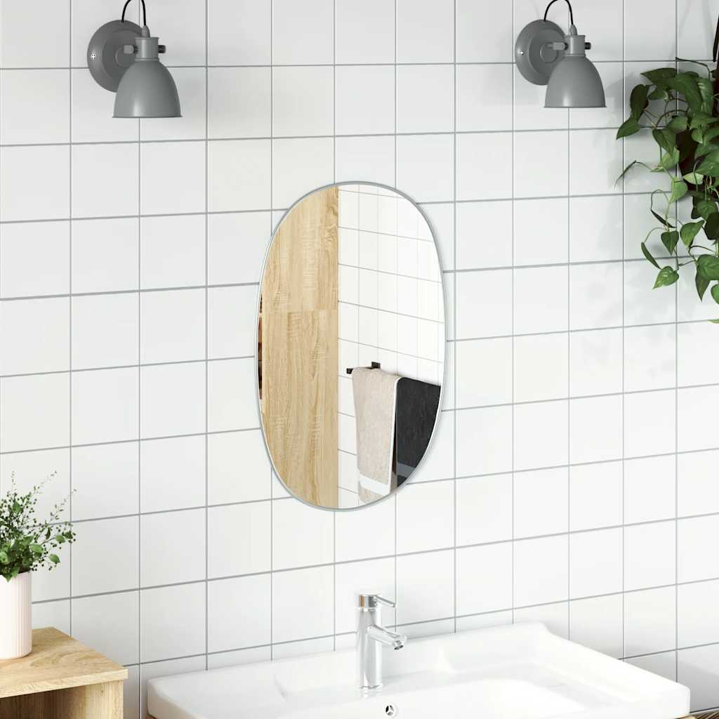 vidaXL Wall Mirror Silver 60x40 cm