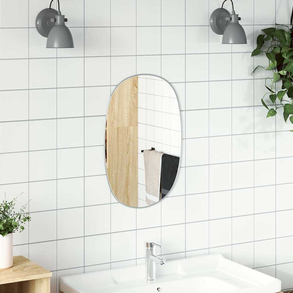 vidaXL Wall Mirror Silver 60x40 cm