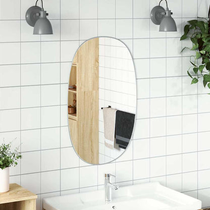 vidaXL Wall Mirror Silver 70x45 cm
