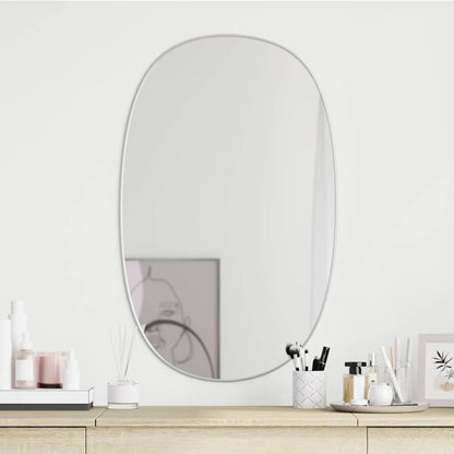 vidaXL Wall Mirror Silver 70x45 cm