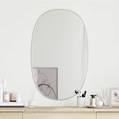 vidaXL Wall Mirror Silver 70x45 cm