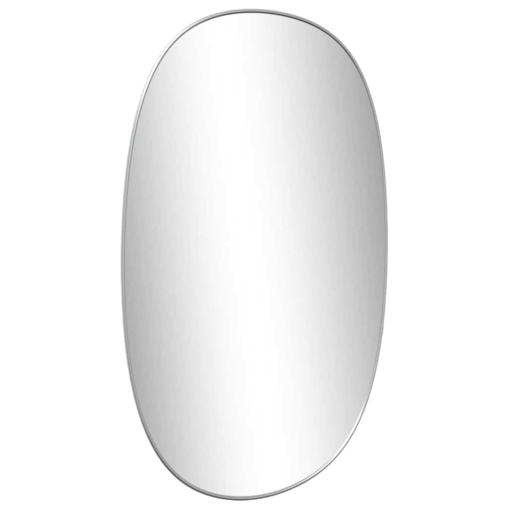 vidaXL Wall Mirror Silver 80x50 cm