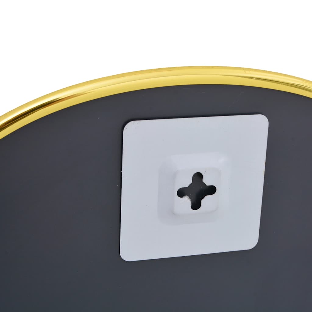 vidaXL Wall Mirror Gold 30x25 cm