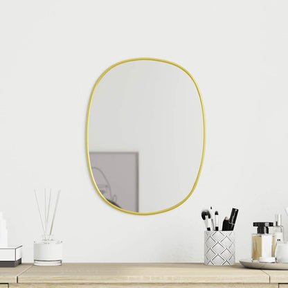 vidaXL Wall Mirror Gold 40x30 cm